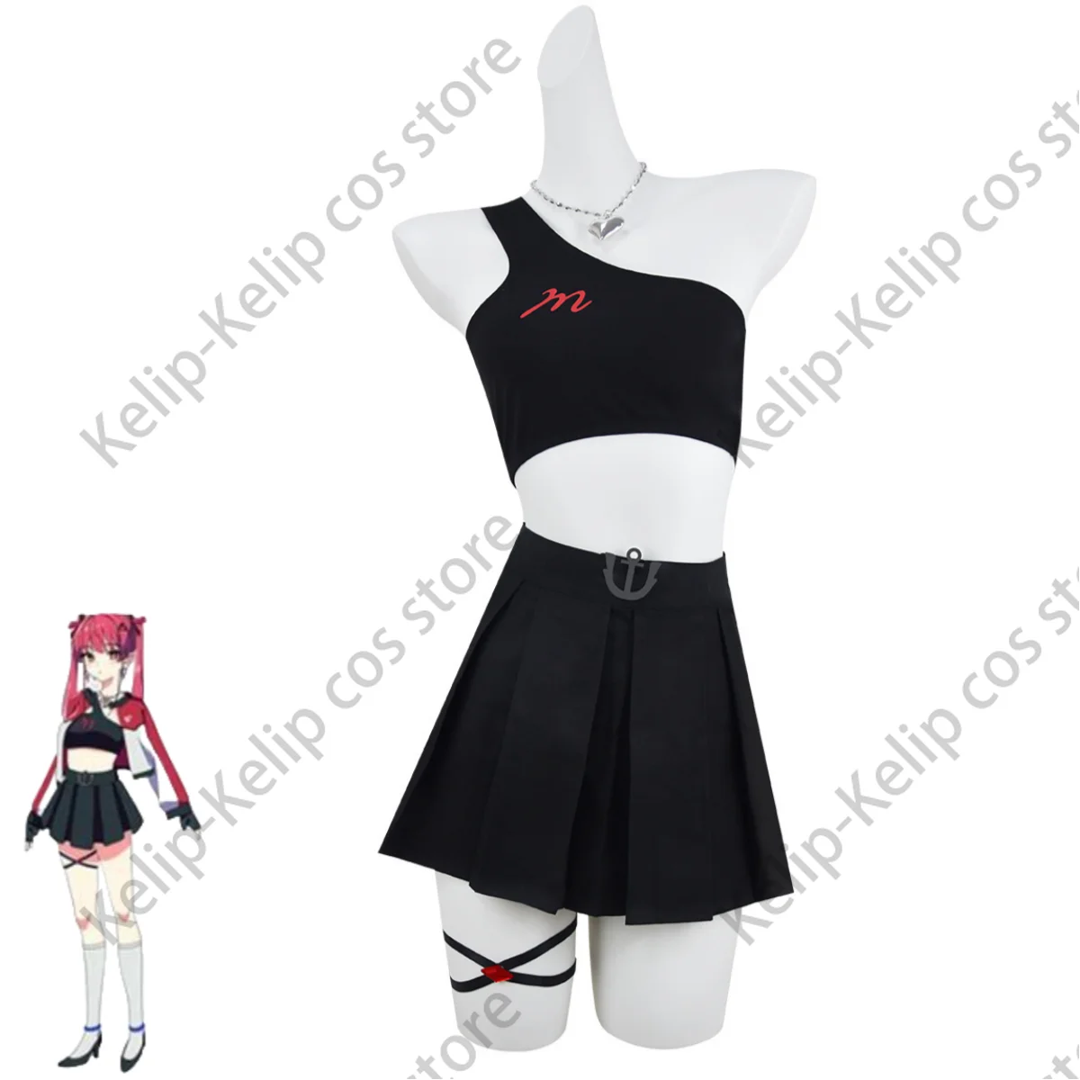 VTuber Hololive Kobokan Kobo Kanaeru Houshou Marine Cosplay Costume III MV Wig Baseball Uniform Tracksuit Woman Sexy Party Suit