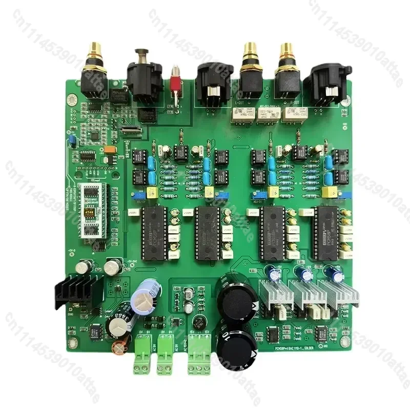 PCM58P Quad Balanced DAC CS8422 Coaxial AES Bluetooth USB Input Digital Audio Decoder High Fidelity Sound Card