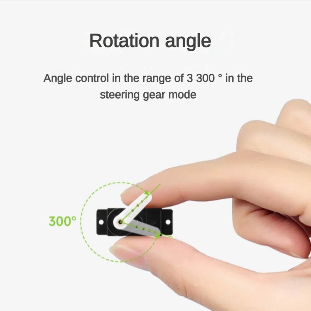 Servo de autobús de 2,3 kg, Motor de retroalimentación bidireccional en serie de doble eje, 300 ° para Control automático de bucle cerrado/Robot con brazo y pies