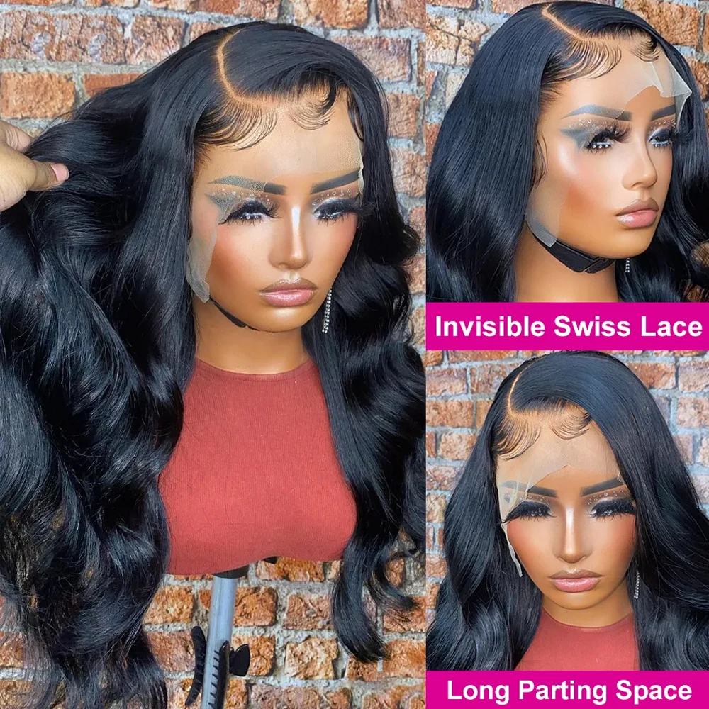 

Body Wave Lace Front Wigs Human Hair Pre Plucked 13x4 Transparent Lace Frontal Wigs 26inch 5x5 Lace Closure Wigs With Baby Hair