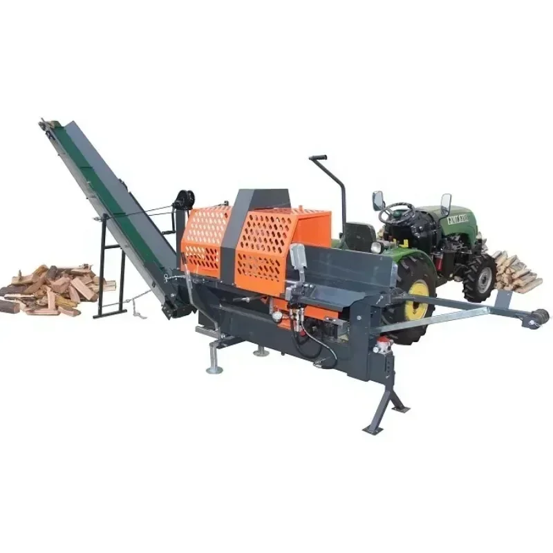 2025 Automatic Firewood Processor Log Splitter Wood Splitting Machine CE Approved Firewood Processor