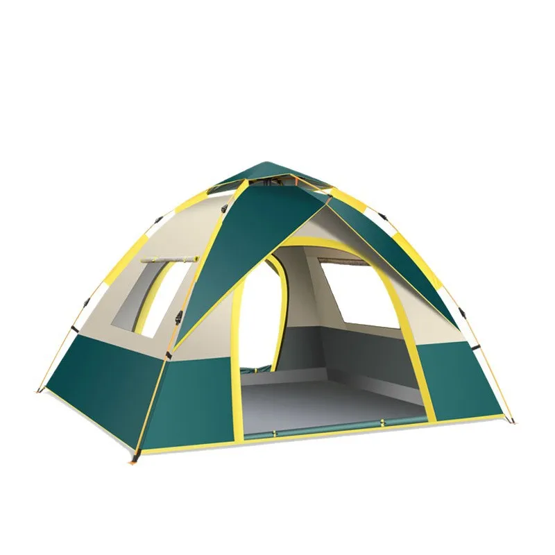 

Outdoor tent Field camping Automatic quick-opening tent Two doors and two windows Tent Double