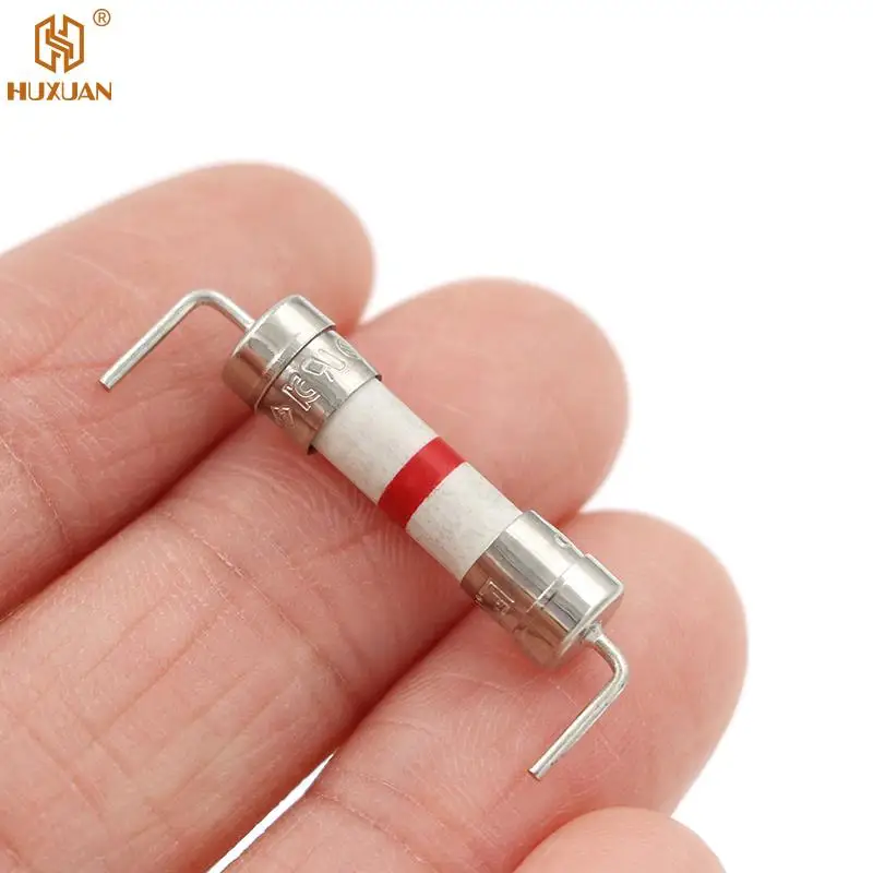 5Pcs 8A 250V 5*20mm Ceramic Body Time-lag Axial Lead Fuse 3/16\