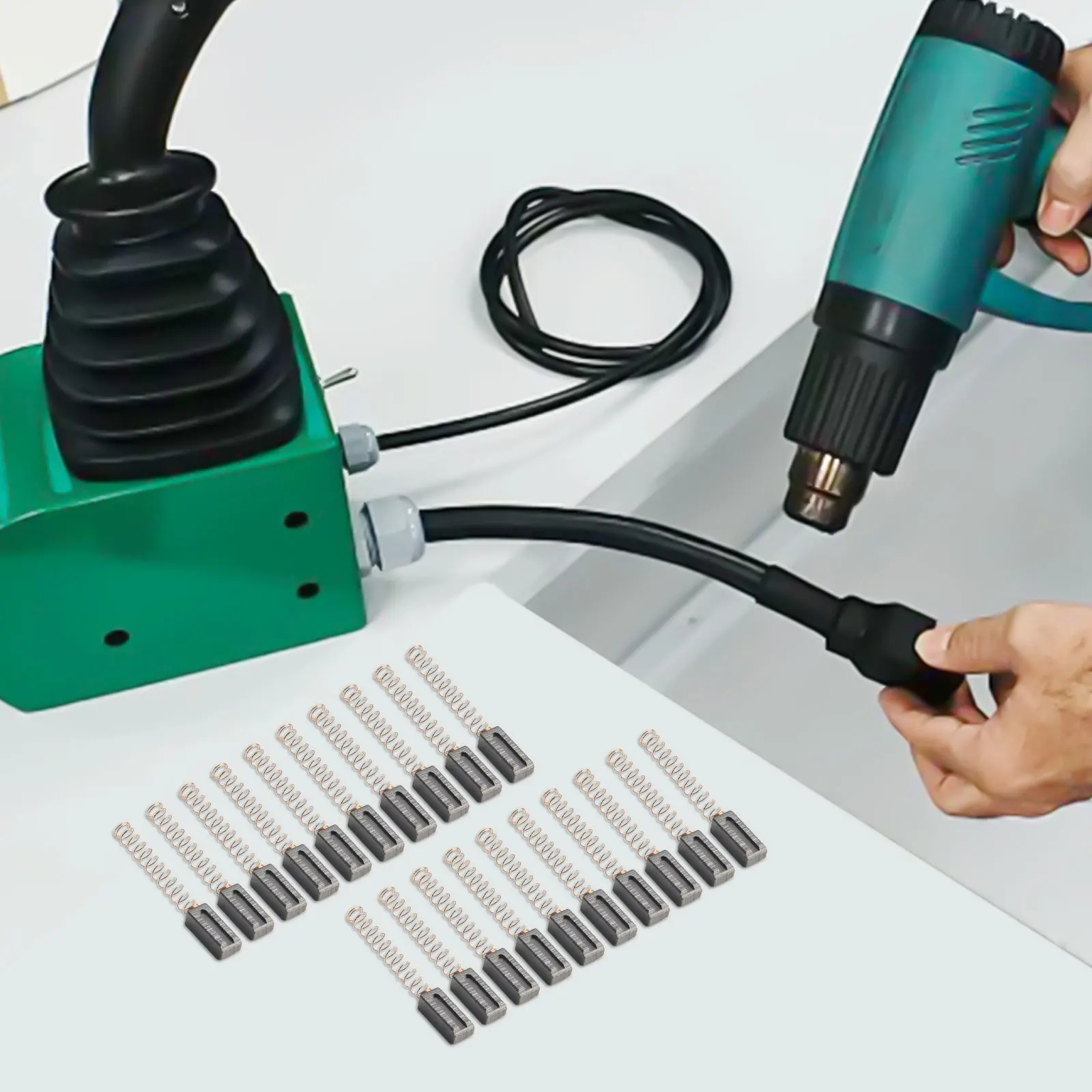 Keep Your Welding Machine Running Smoothly with 10 Pairs of Carbon Brush for Motor of Triac S/PID Hot Air Welding