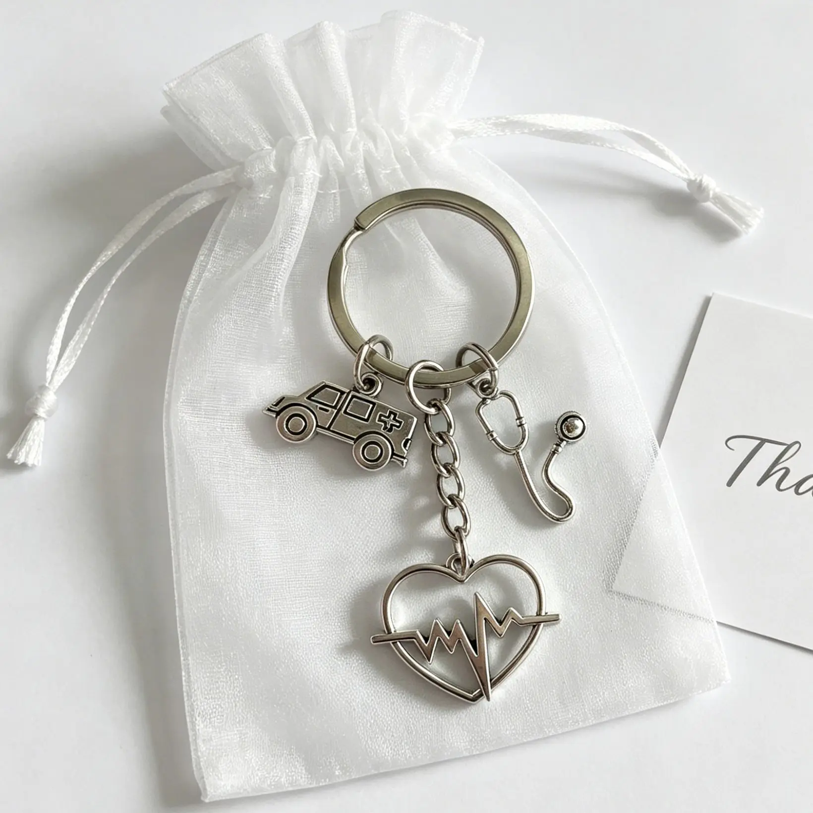 Nurse Gift Keychain Set  Healthcare Appreciation Gift for Doctor Nurse Medical Staff Graduation Souvenir
