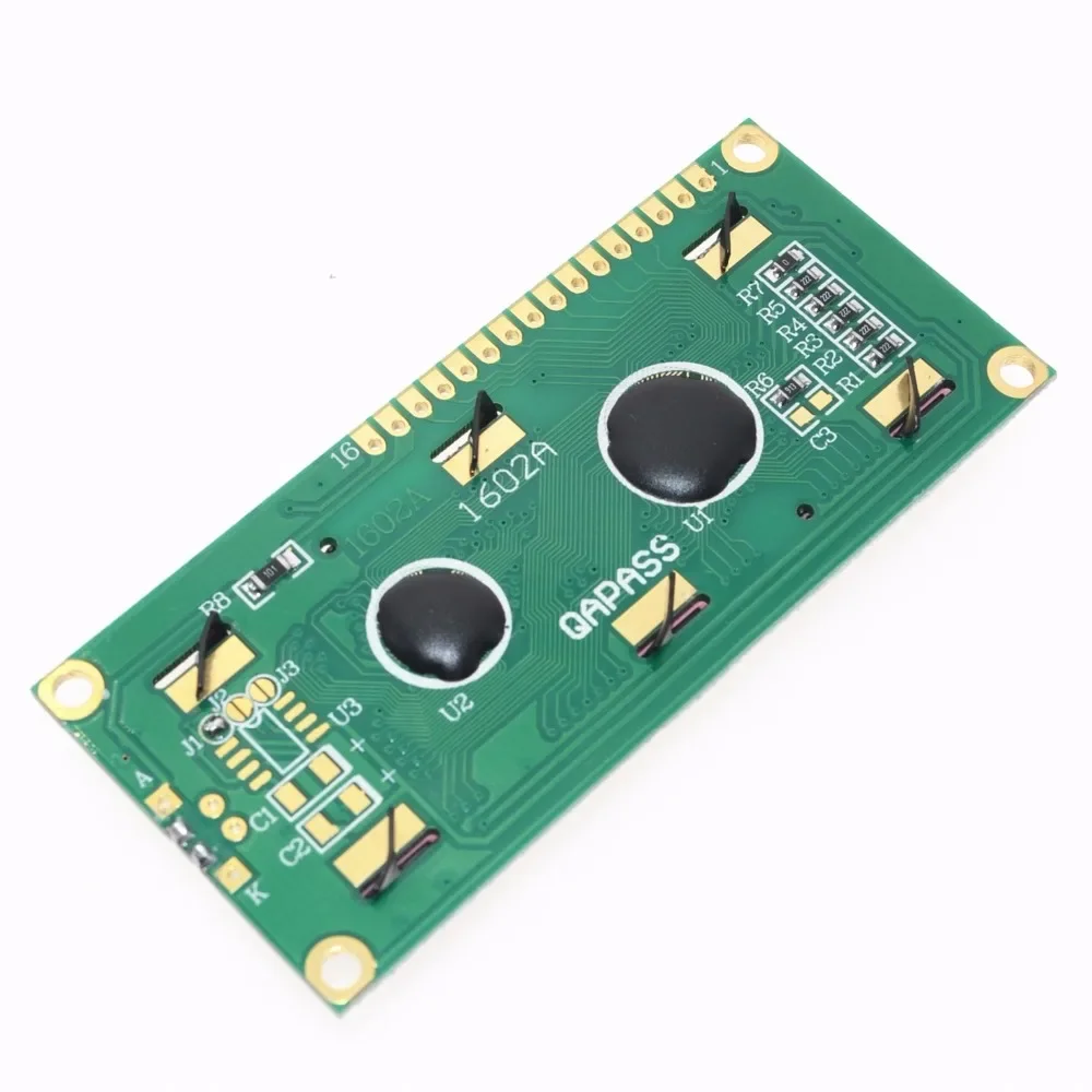 Blue Green Screen 16x2 Character LCD Display Module HD44780 Controller Blue Black Light LCD1602 1602 Module
