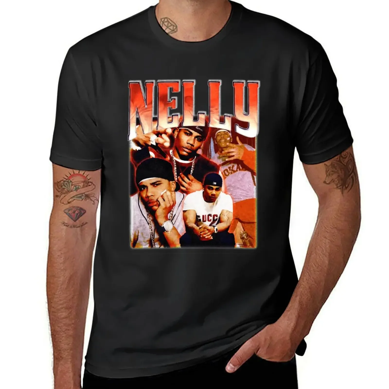 nelly Vintage For Fans T-Shirt for a boy boys whites mens cotton t shirts