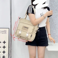Harajuku Academy Style Women's Japanese Casual Campus Large Capacity Single Shoulder Bag Student Tutorial Bag