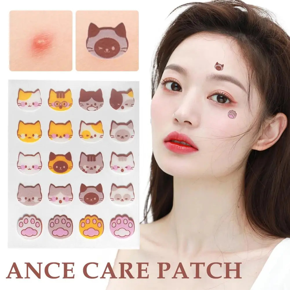 20pcs Acne Pimple Patch Sticker Waterproof Acne Treatment Pimple Remover Tool Blemish Spot Facial Mask SkinCare Hidden Pimple