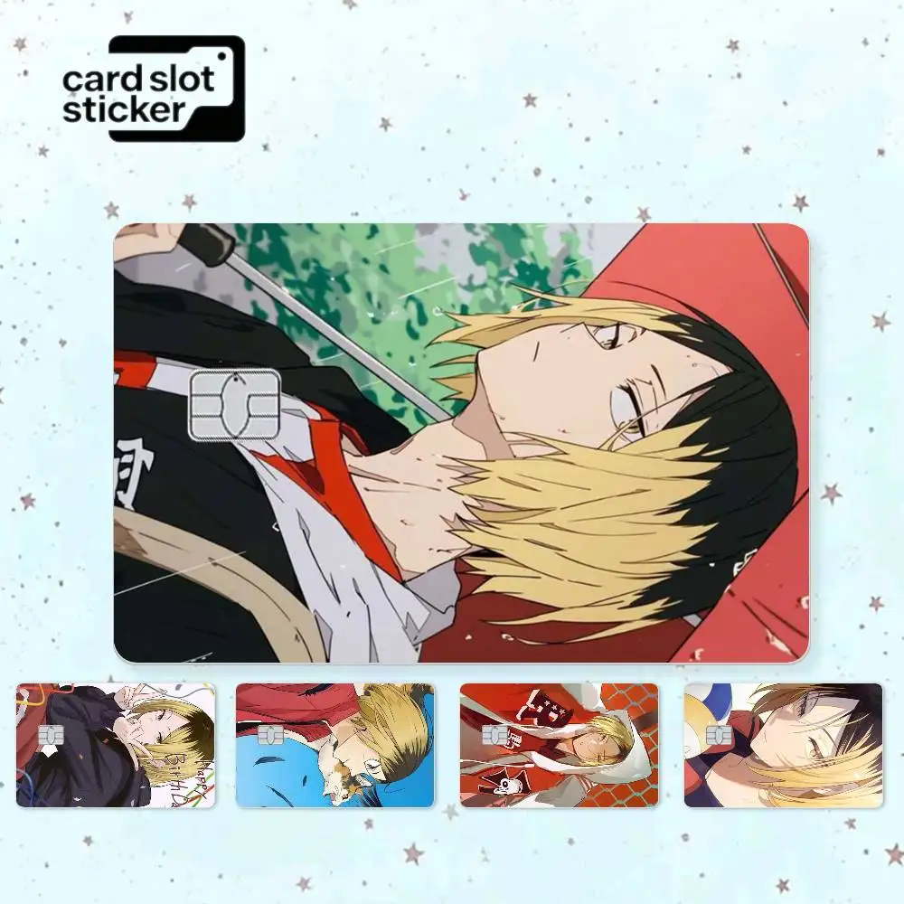 Haikyuu K-Kozume Kenma  Credit Card HD Stickers Game Card Decal Small Chip Waterproof Sticker Gift