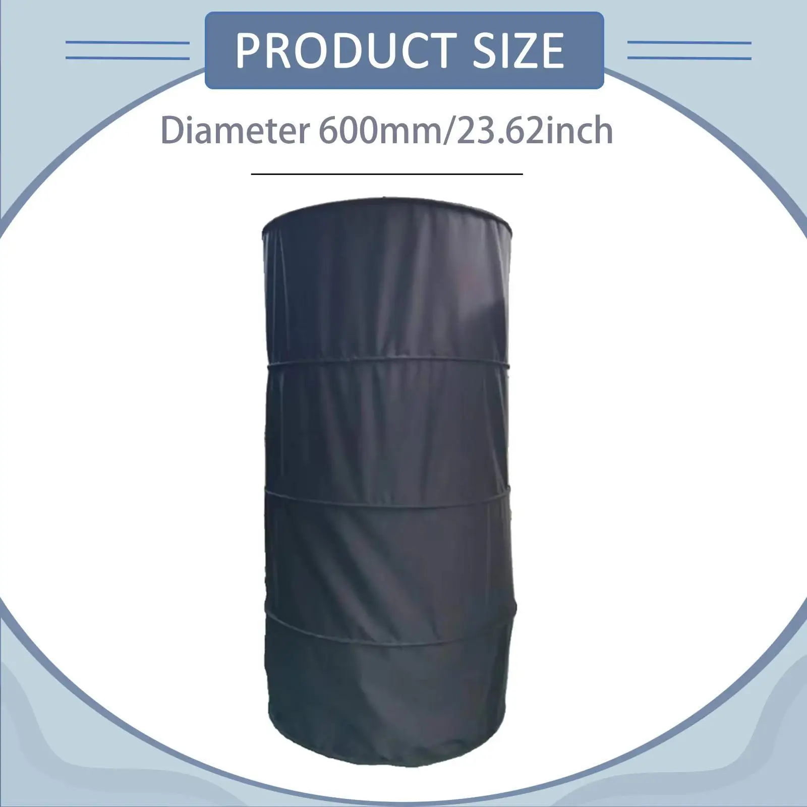 

Marine Daylight Signal Essential Device Black Cylindrical Large 60 cm Diameter for Yachts, Cargo Ships, Container Ships