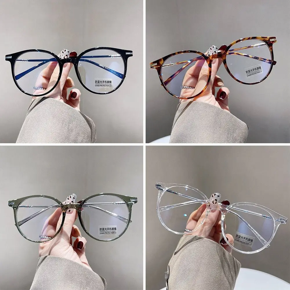 

Blue Ray Blocking Anti-Blue Light Glasses Vintage Eye Protection TR90 Round Eyeglasses Ultralight Frame Eyewear Men Women