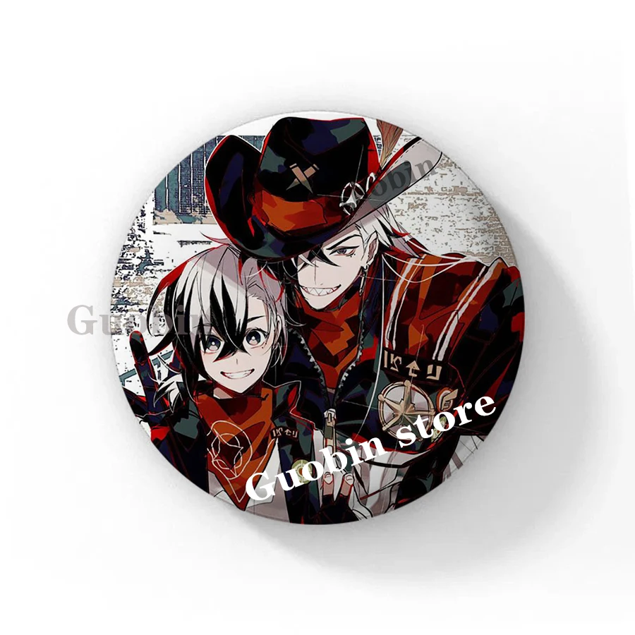 58mm New  Anime Game Honkai:Star Rail Character Button Pin Cute Boothill Fanart Brooch Badge for Gamer Collect Fans Gift