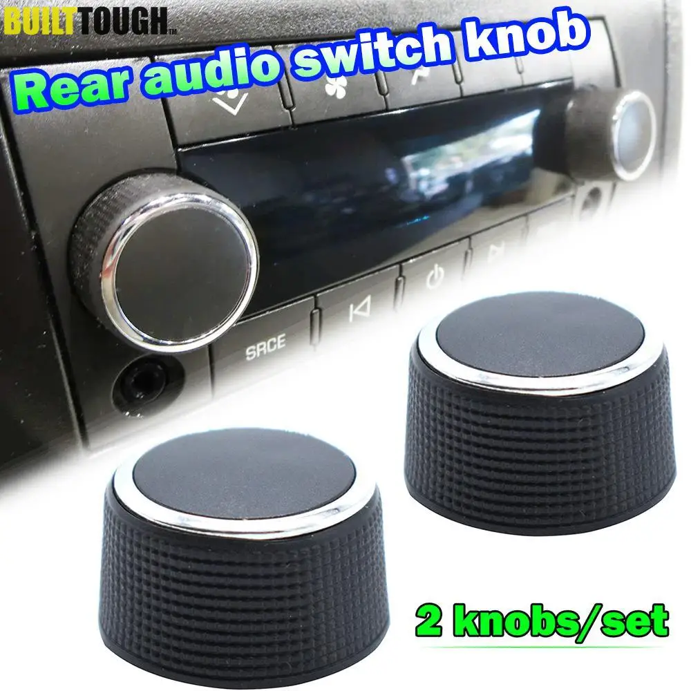 2x For Rear Radio Audio Volume Control Switch Knob Buick Enclave Cadillac Escalade Chevrolet Avalanche Silverado Suburban Tahoe