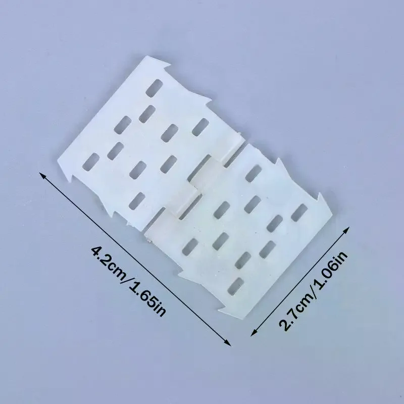 Dobradiças fixadas de plástico duráveis para asas/caudas de avião modelo RC: conjunto de 10