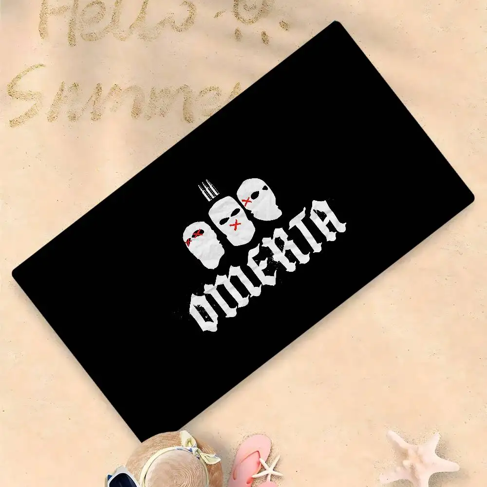 O-Omerta S-Store Logo منشفة شاطئ من الألياف الدقيقة ماصة سريعة الجفاف ناعمة لليوجا والسباحة ومنتجع تسلق الجبال #5