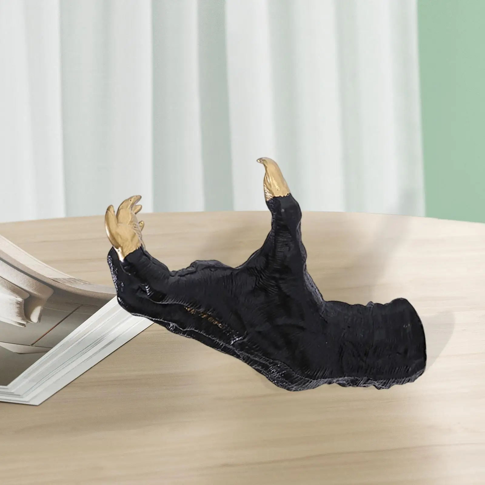 

Key Hanger Witch Devil Hand Statue for Tabletop Table Centerpiece Props