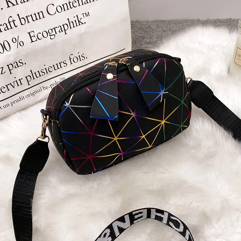 

Yogodlns модная лазерная сумка через плечо женская маленькая квадратная сумка из искусственной кожи сумка через плечо модная новая сумка-саквояж Bolsa