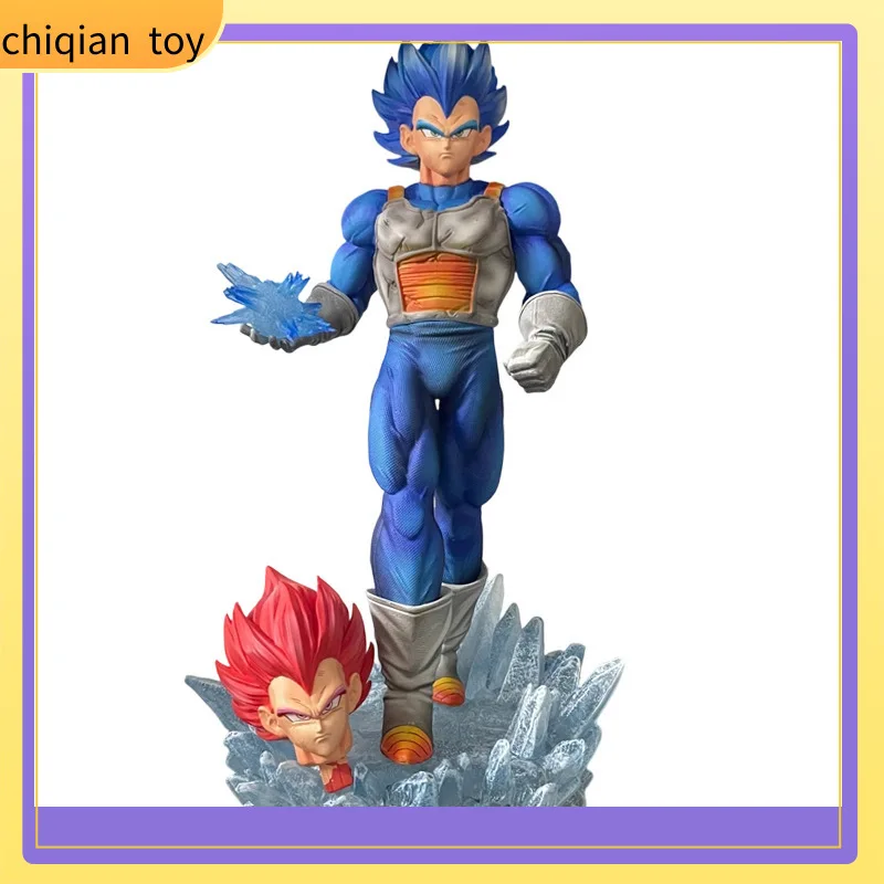 

Saiyan GK Handheld Ornament JJ Kirin Super Blue Beijita Double Headed Anime Handheld Model Desktop Ornament