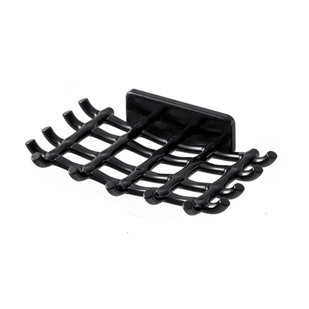 

Drainage Shelf Wall Mounted Soap Box No Punching High-end Design Soap Rack Shelf Wall Mounted Waterproof Soap Holder Home Use