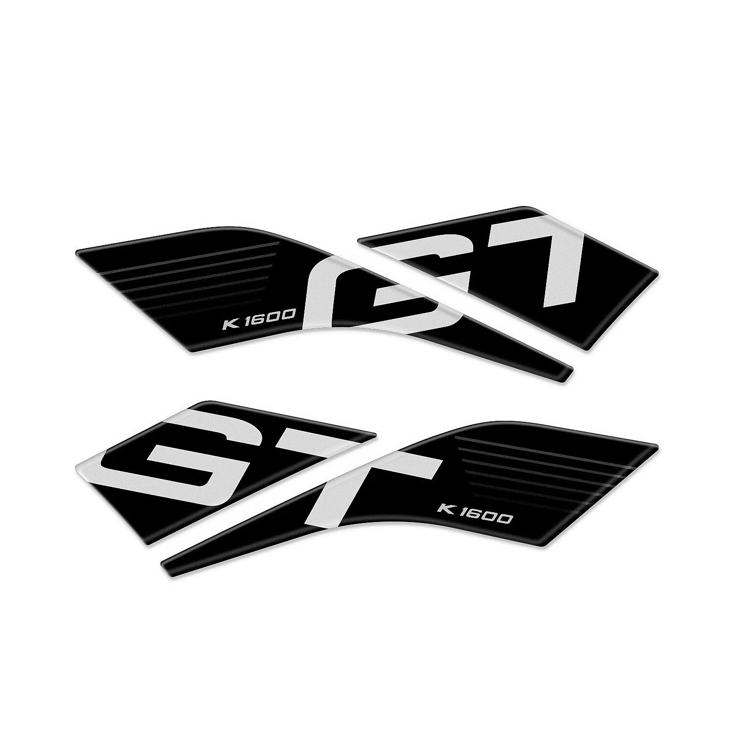 Motorcycle Anti Slip Side Traction Pads Tank Pad Decals Stickers For   BMW K1600 GT/L 2022-2024