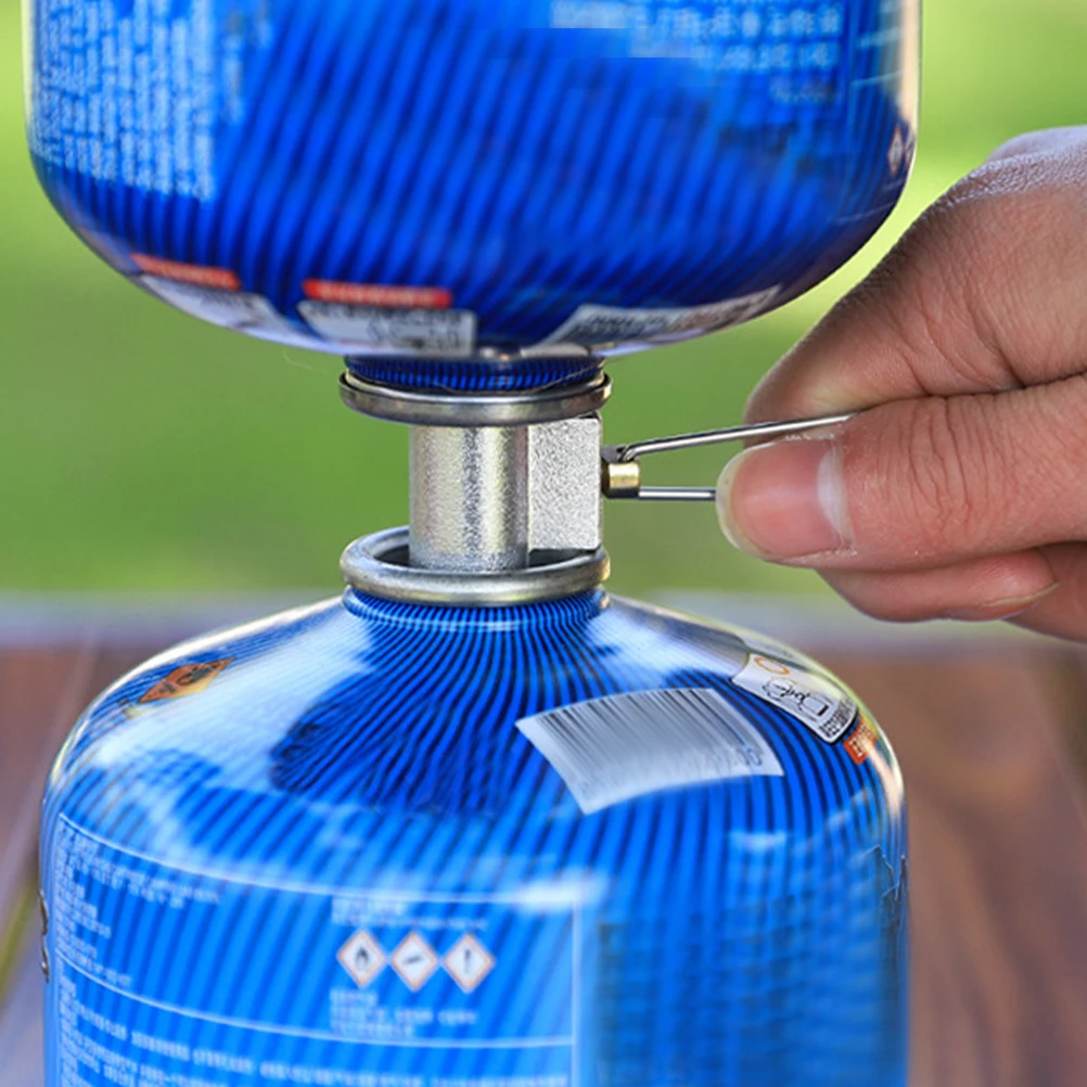 

Compact Propane Adapter Durable Gas Tank Filling Adaptor Professional Stove Connector for Outdoor Activities Gas Tank Accessory