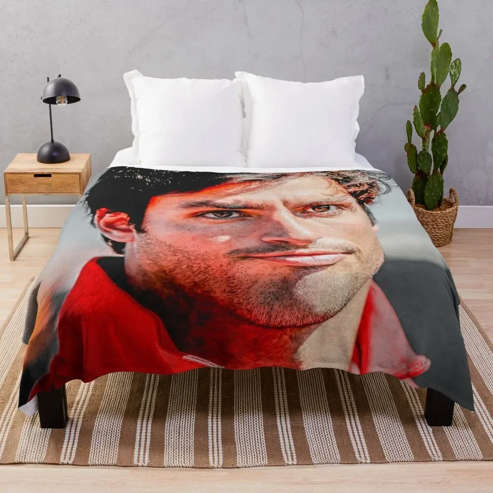 

Carlos Sainz Throw Blanket Bed Fashionable warm winter anime Thin Blankets