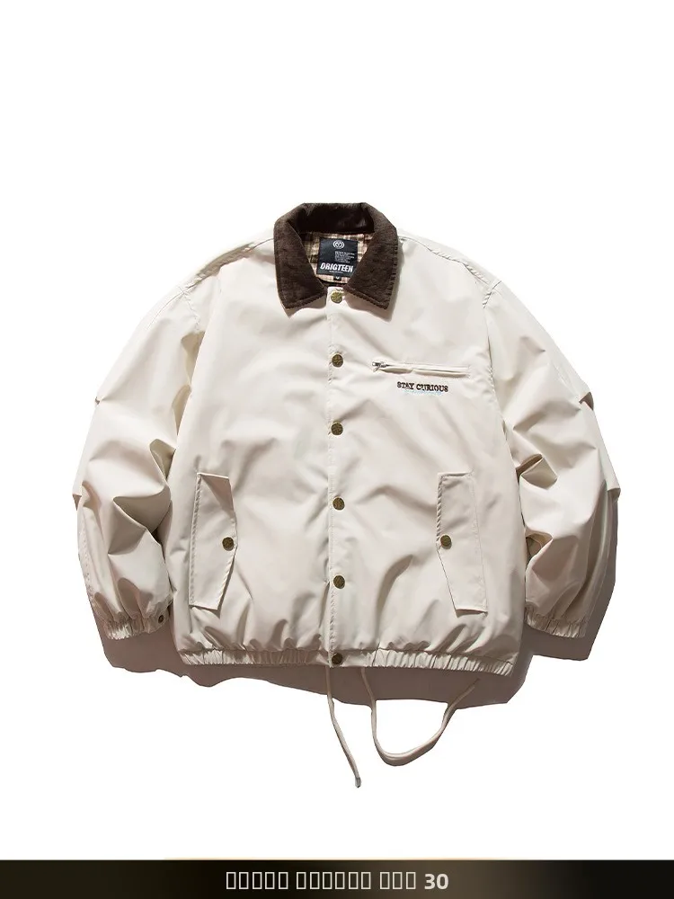 

Nted Retro Color Blo Collar Men's down Jaet Lightweight 90 Du down Winter Coat Warmth Cold Resistant Slim Fit Outerwear