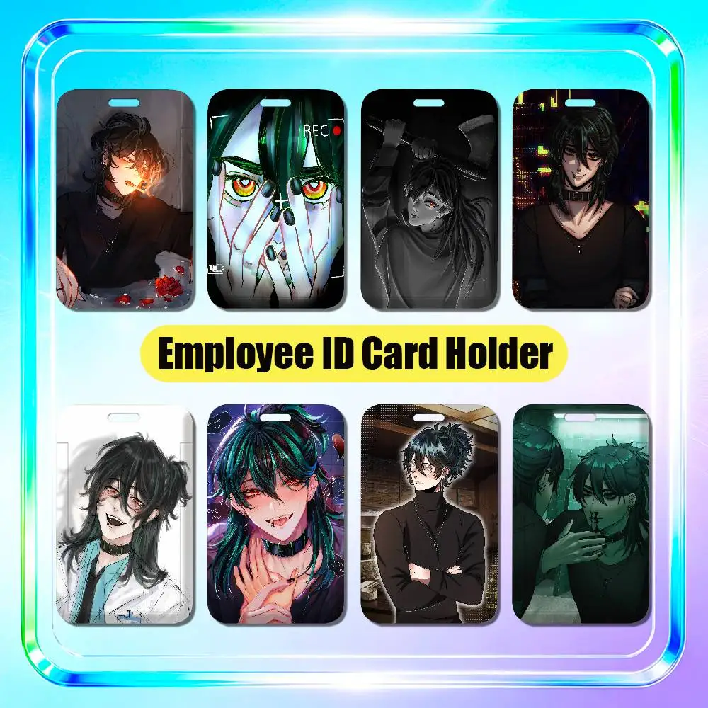 For Sol TKaTB The Kid at the Back Employee ID Card Holder Office Badge Student Bank Work Credit Holders Hard Case Shell