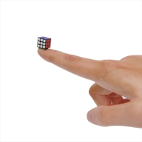 Cubelab 1cm Mini Magic Cube  3x3 Speed Cube Professional   Blue Pink Black 1 CM  Cube  Puzzle Toy  Children Kids Gift
