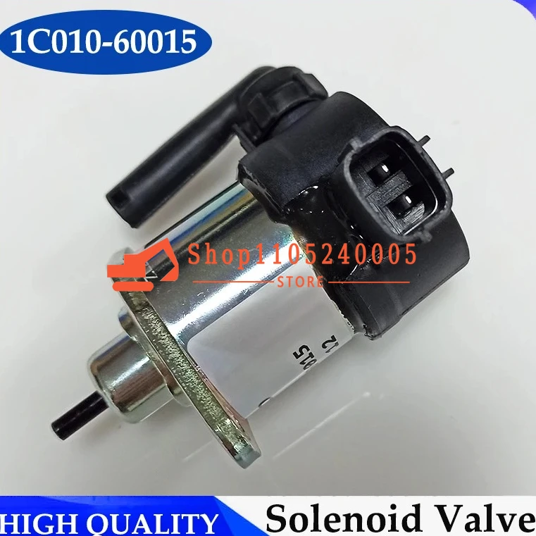 

Стоп-электромагнитный клапан 1C010-60017 Соленоид отключения топлива 12 В 1C010-60015 M105S M105X V2203 V3300 V3600 V1505