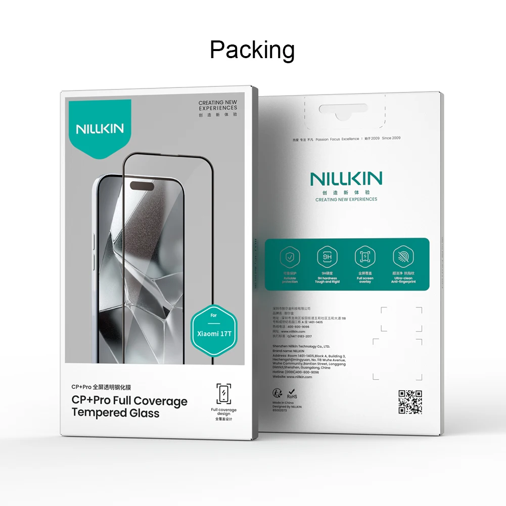 Szkło hartowane do Xiaomi 17T / 17T Pro Nillkin CP+Pro Folia ochronna na ekran z pełnym klejem — zdjęcie produktu 6