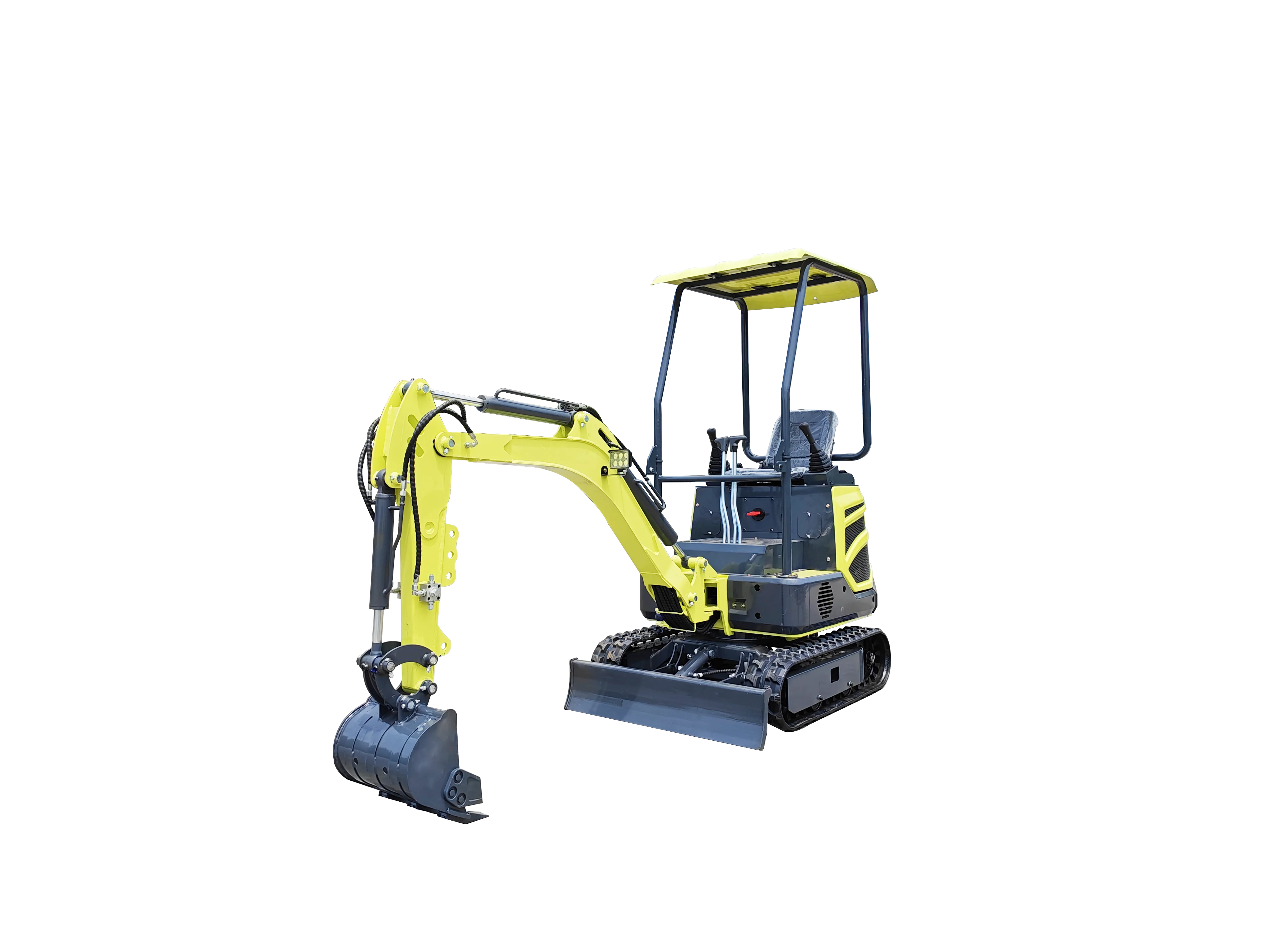 تستخدم 1 طن حفار زاحف هيدروليكي صغير كوبوتا حفارة صغيرة معدات حديقة المنزل