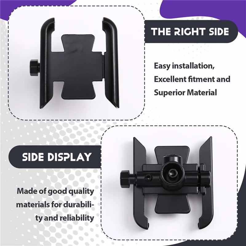 A85E-Phone Stand Bracket 2PCS For Davidson Pan America 1250 PAN1250 X350 500 Touring X48 883 1200 Street Accessories