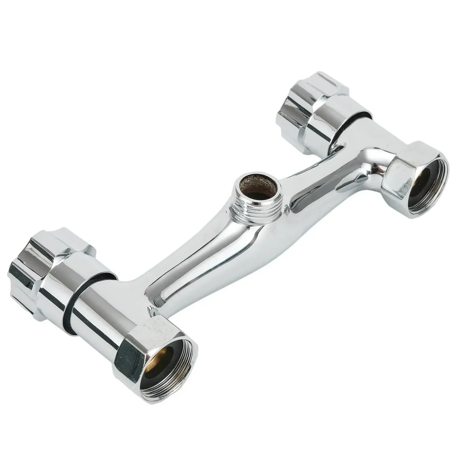 Water Interface Shower Mixer Valve Anti-Reflux Bar Valve 1/2inch Bathroom Brass Chrome Finish Copper High Grade