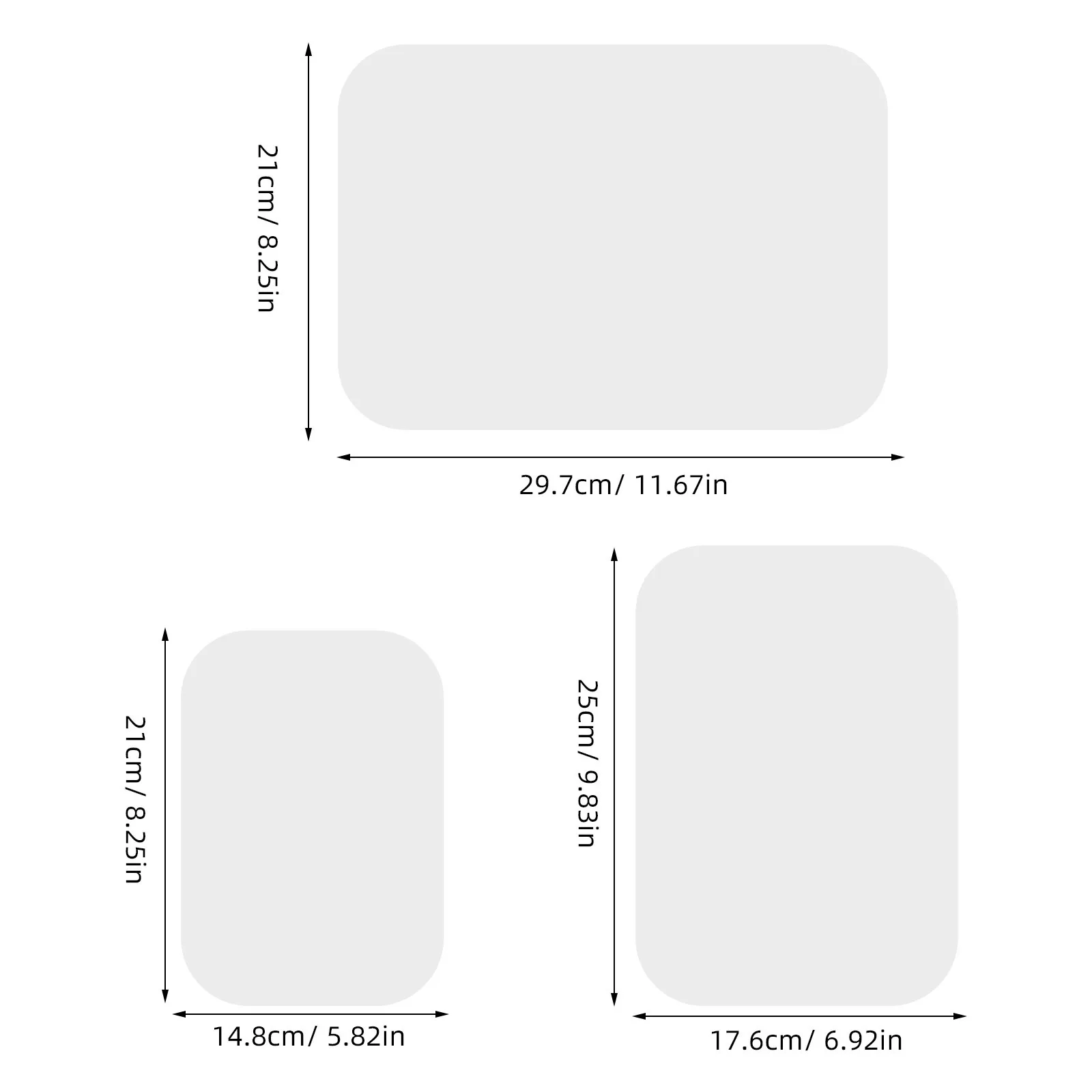 3 قطعة سبورة بيضاء مزدوجة الجوانب لوحة مسح جاف صغيرة Mdf لوح كتابة لطلاب المكاتب الفصول الدراسية الاستخدام الشخصي قابل للمسح الأبيض