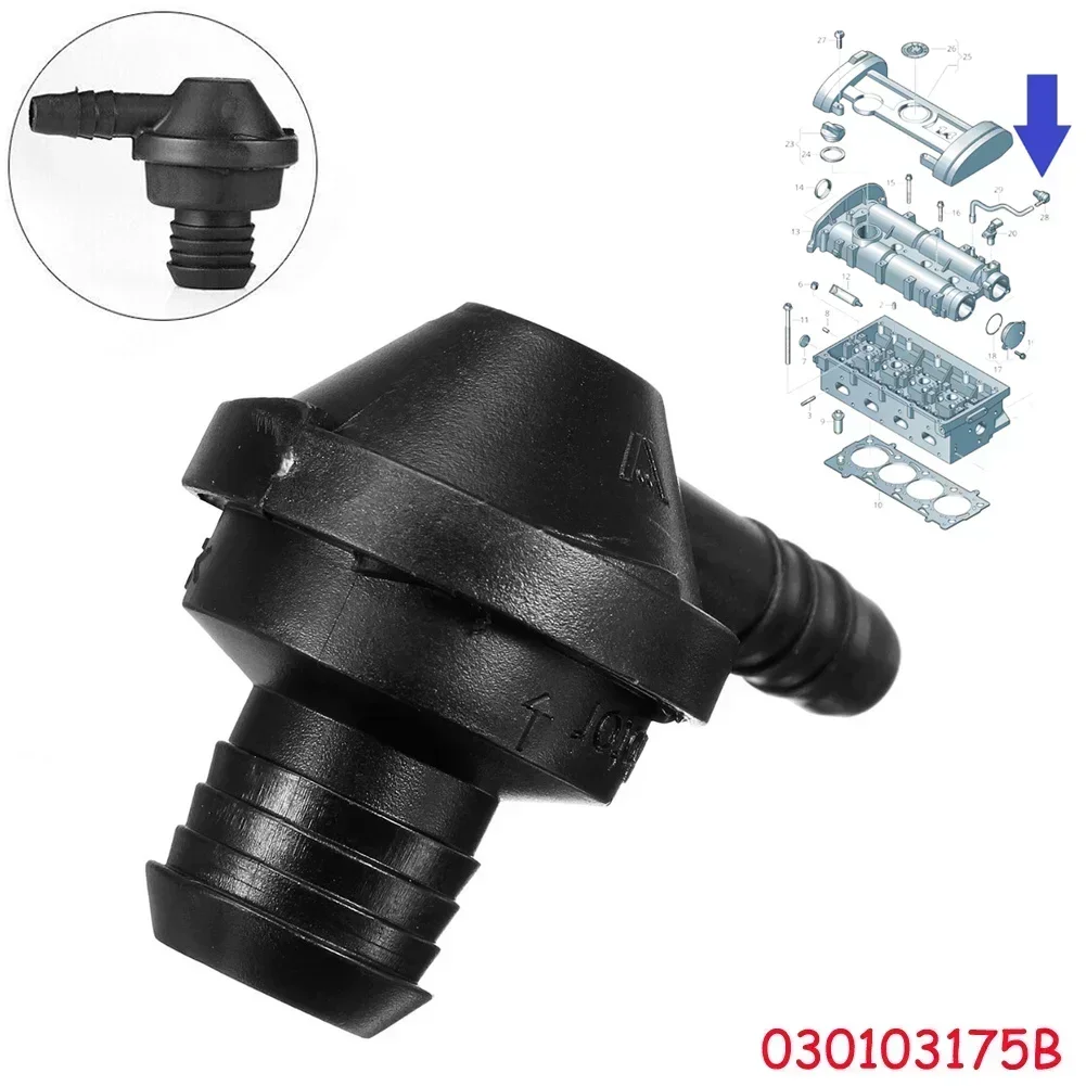 For AUDI A1 A3 S3 8P Caddy 2k Golf 5 6 Sportwagen Polo Touran Engine Breather Hose Way Valve 030103175B