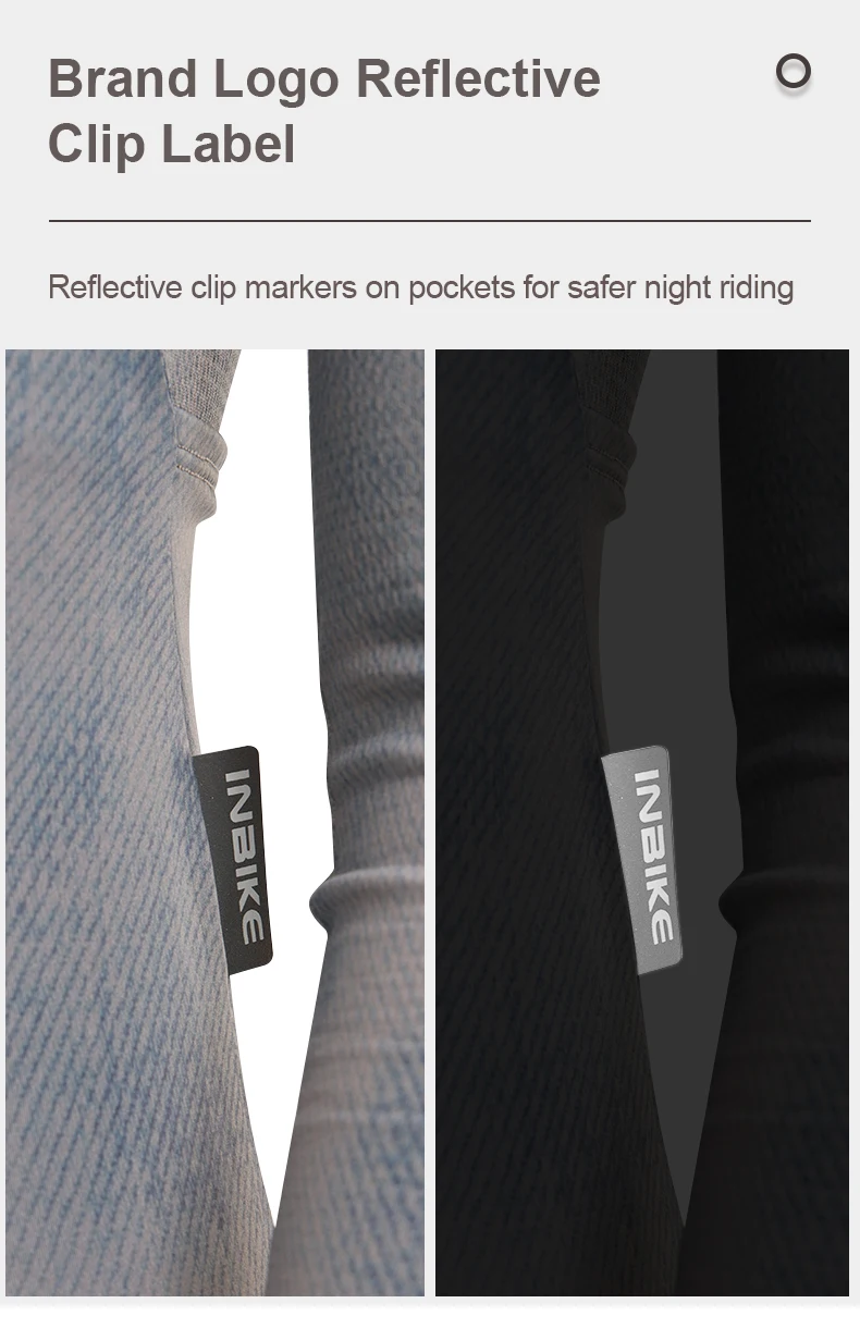 INBIKE Neues Damen-Fahrradtrikot für Frühling und Sommer, dünn, langärmlig, atmungsaktiv, professionelles Rennrad-Oberteil mit drei Rückentaschen – Detail 7