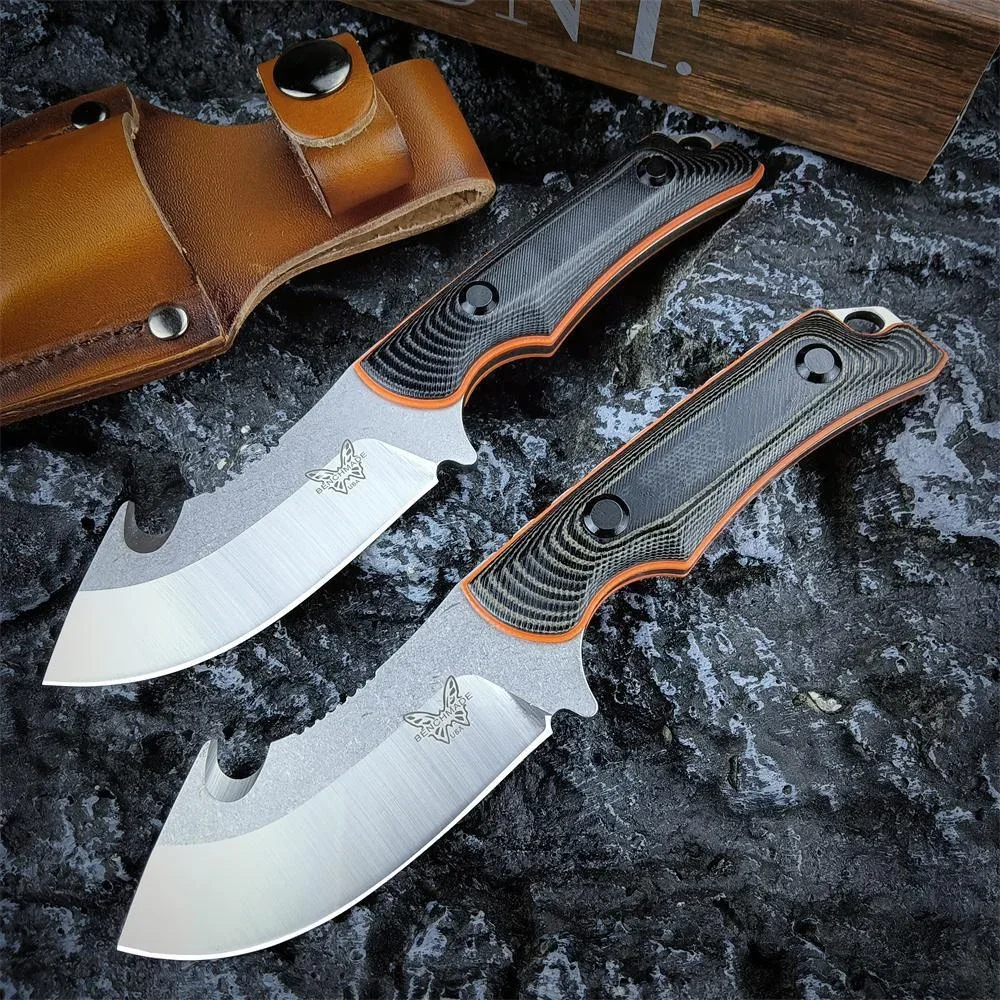 BM 15018 Hunt Hidden Canyon Hunter Fixed Blade Knife G10 Handles with Scabbard Sheath Tactical Camping Combat Survival Knives