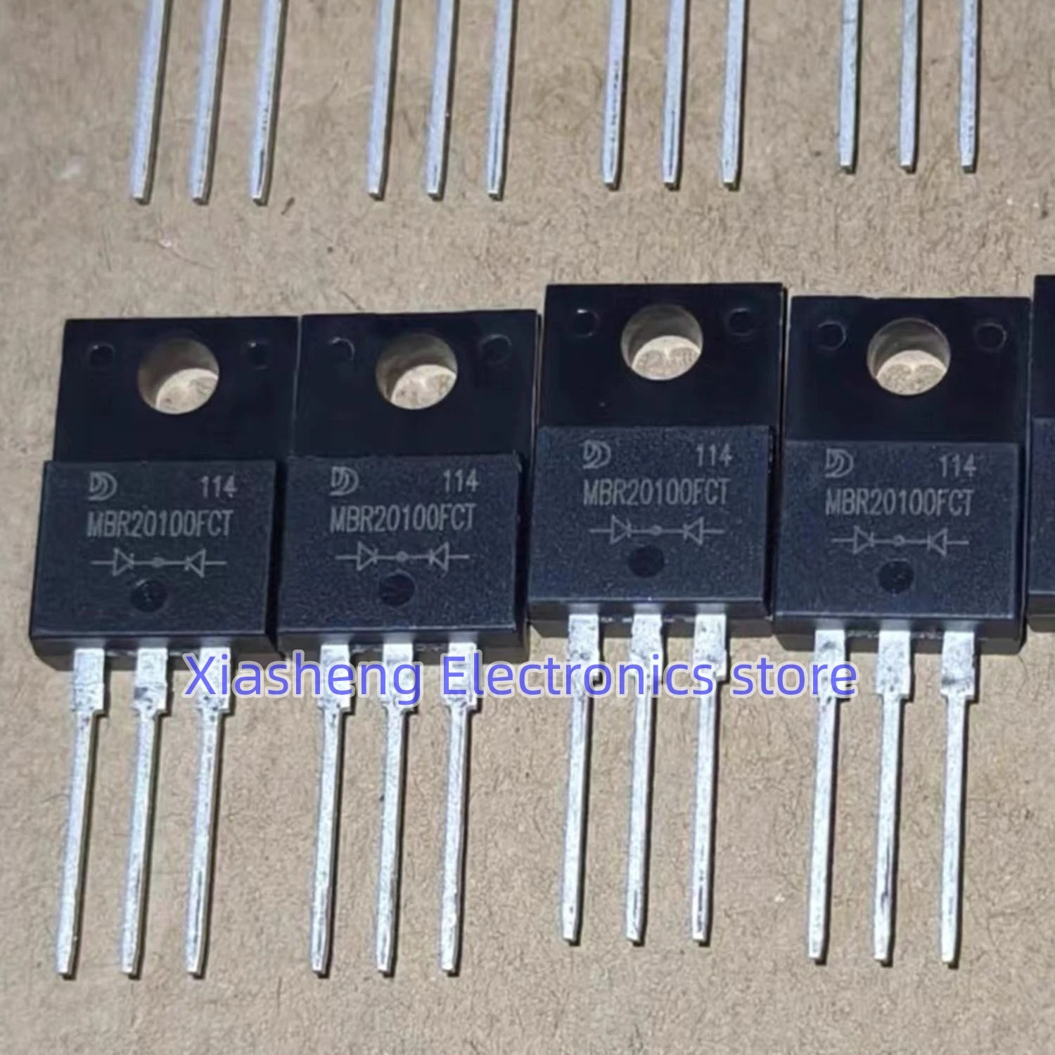 New Original 20Pcs MBR20100FCT MBRF20100CT TO-220F Schottky Diode In Stock Integrated Circuit Good Quality
