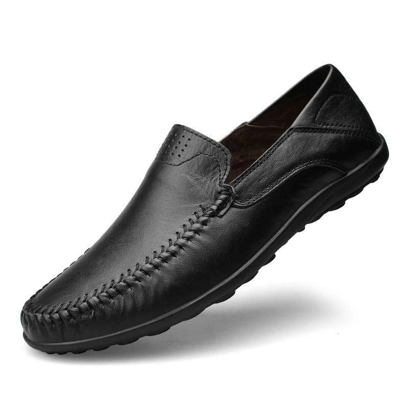 Echtleder-Herren-Freizeitschuhe, Luxusmarken-Slipper, formelle Herren-Mokassins, atmungsaktive italienische Slipper, Bootsschuhe für Herren, Größen 37–47_voghion.com