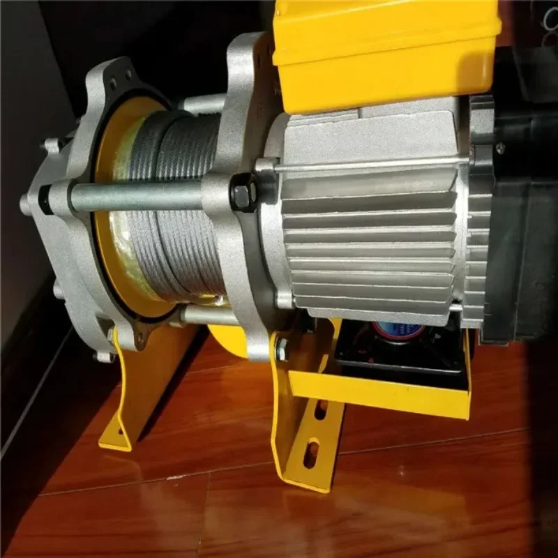 220v mini motor lift electric powered high speed winch