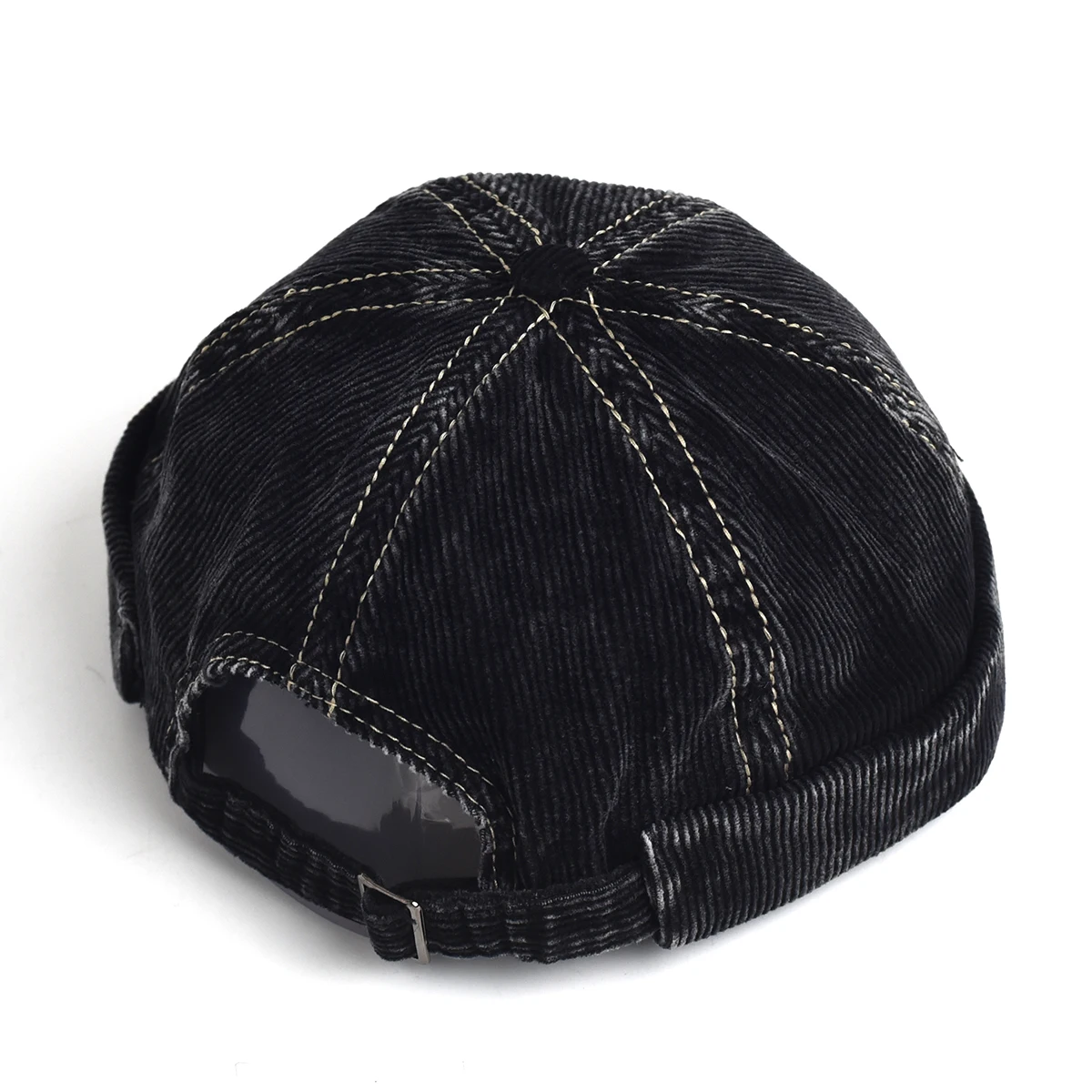 للجنسين سروال قصير بلون Brimless قبعات للرجال النساء الشارع الشهير الهيب هوب القبعات الرجعية قبعة دوكر قبعات قابل للتعديل قبة القبعات #3