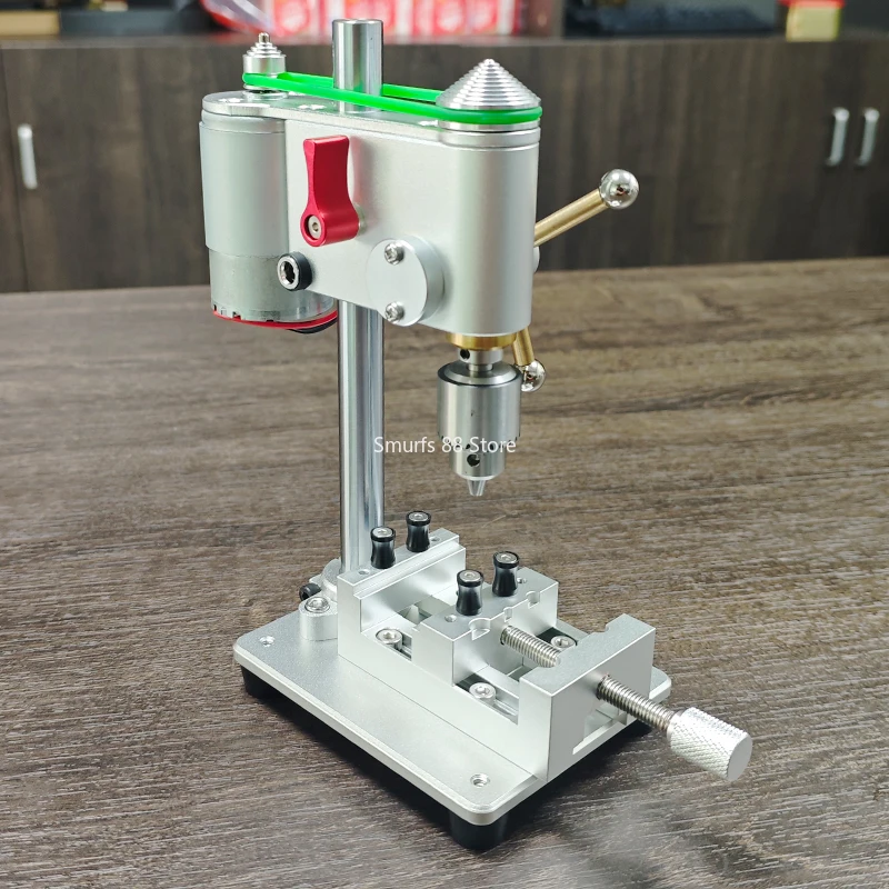 Mini Bench Drill DIY Metal Precision Bench Drill Mobile Phone Watch Repair Tool Punching Drilling Machine Electric Drill