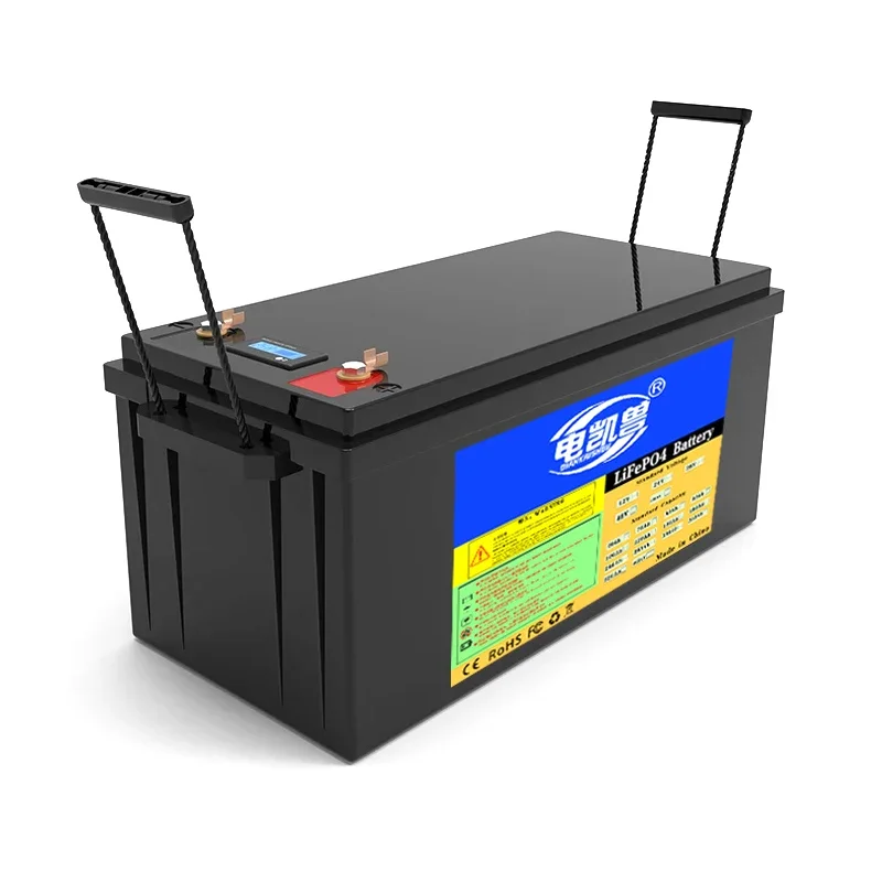 Nuova batteria Lifepo4 12V 24V 36V 48V 100ah 150ah 300ah con BMS integrato 0-4800W3C batteria al litio ferro fosfato ad alta potenza