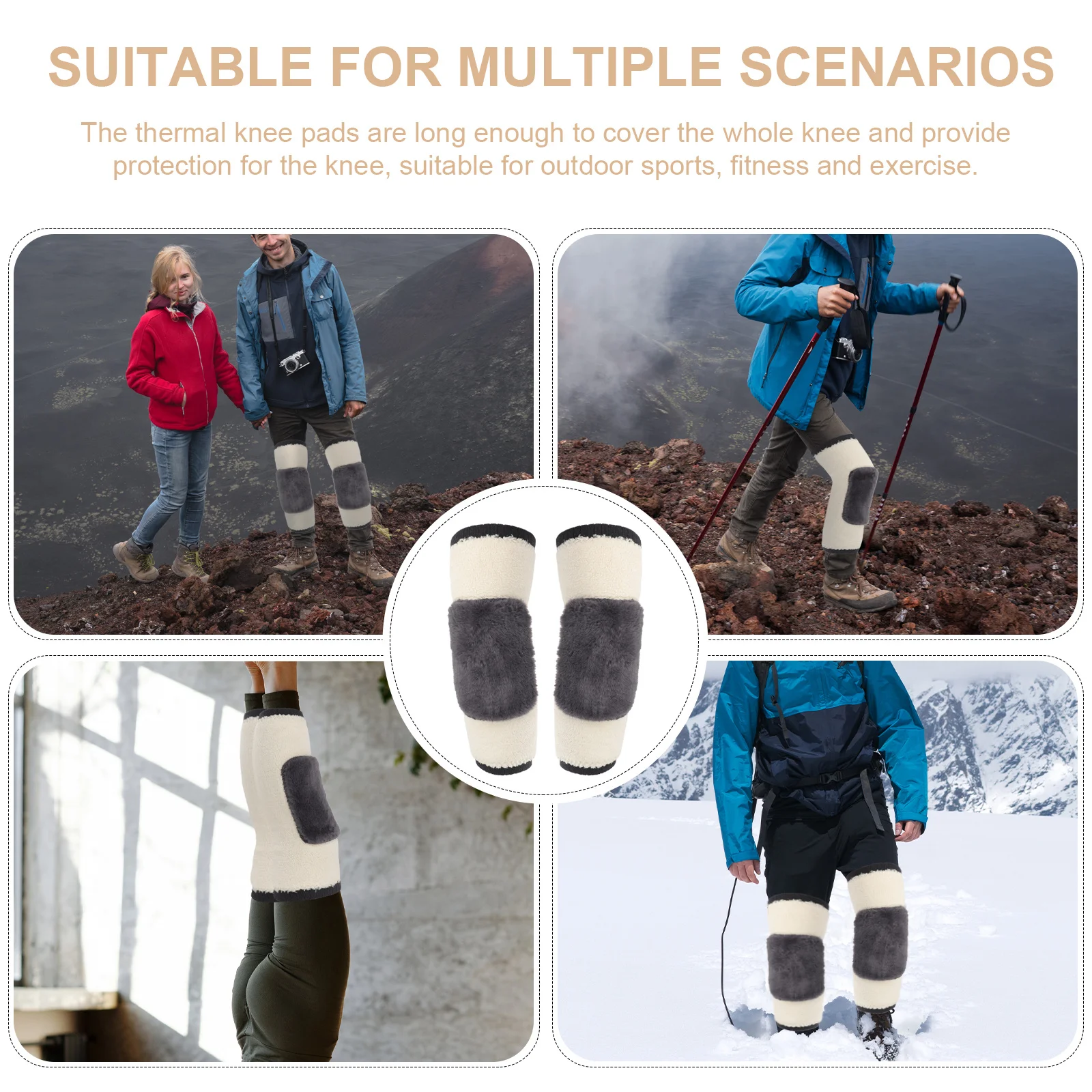 

Knee Sleeve Pads Full-wrap Warmers Protectors for The Elderly Protective Covers