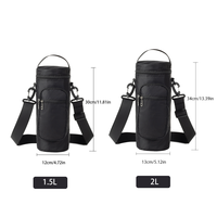 1L/2L Refrigerated Bags Oxford Cloth Insulated Water Bottle Storage Bag Suitable for Summer Travel Hiking-Climbing