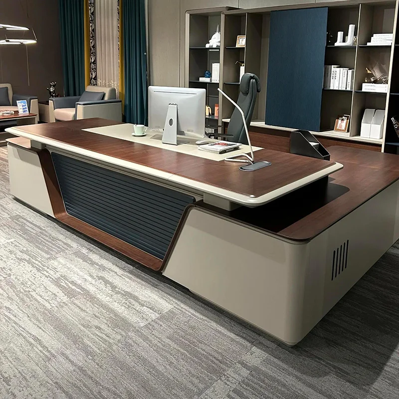 Новый китайский деревянный офисный стол, художественный дизайн, место для хранения секрета, офисный стол для конференций, высокое качество, настольная мебель Mesa Escritorio