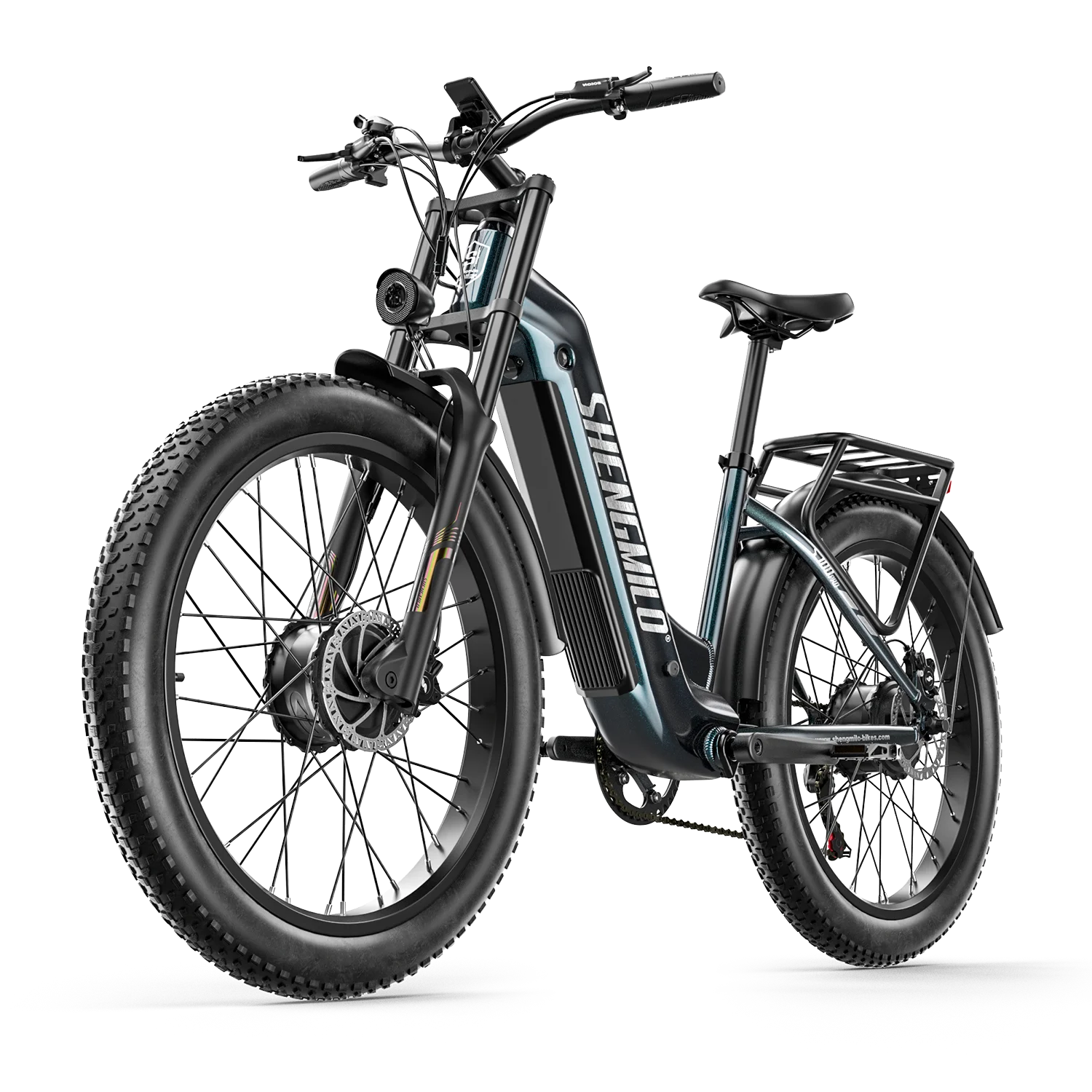 Shengmilo S700 Pro Elektrofahrrad für Erwachsene, mit zwei Motoren, 48V25AH Batterie, City-E-Bike, 26 Zoll Fat Tire E-Bike, E-Mountainbike