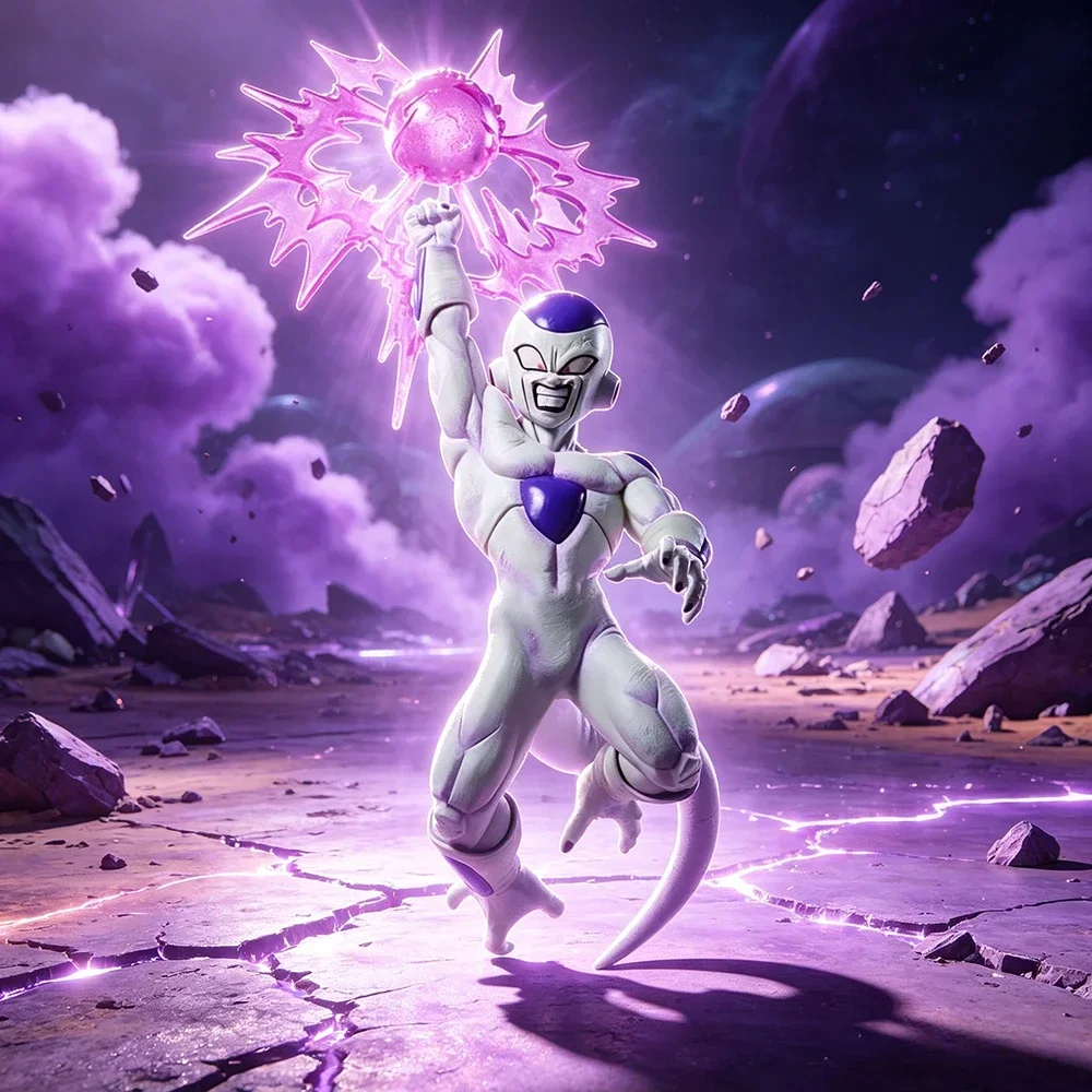 26cm/10,23 Zoll Anime Dragon Ball Figur Frieza Actionfiguren PVC-Statue Ornament Sammlermodell Spielzeug Geschenke – Detail 1